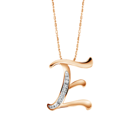 Frank & co. Initial E Pendant