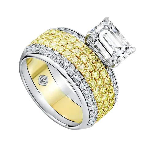 i-said-mondial-2026-champagne-emerald-ladies-ring