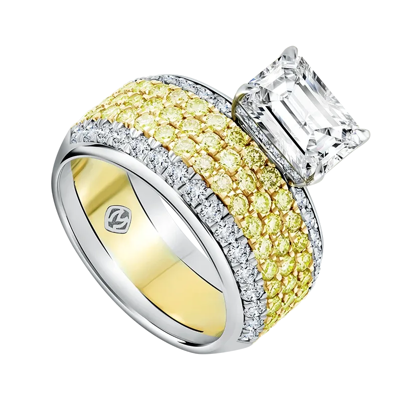 i-said-mondial-2026-champagne-emerald-ladies-ring