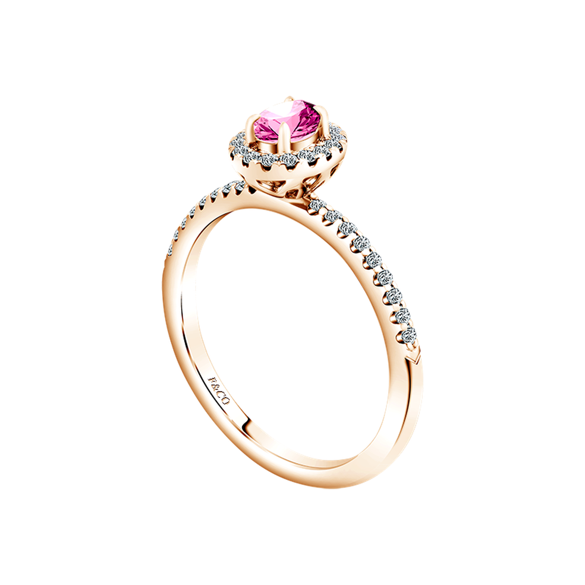 Frank & co. X Monica Ivena Love Poetry Fidelis Promise Ring