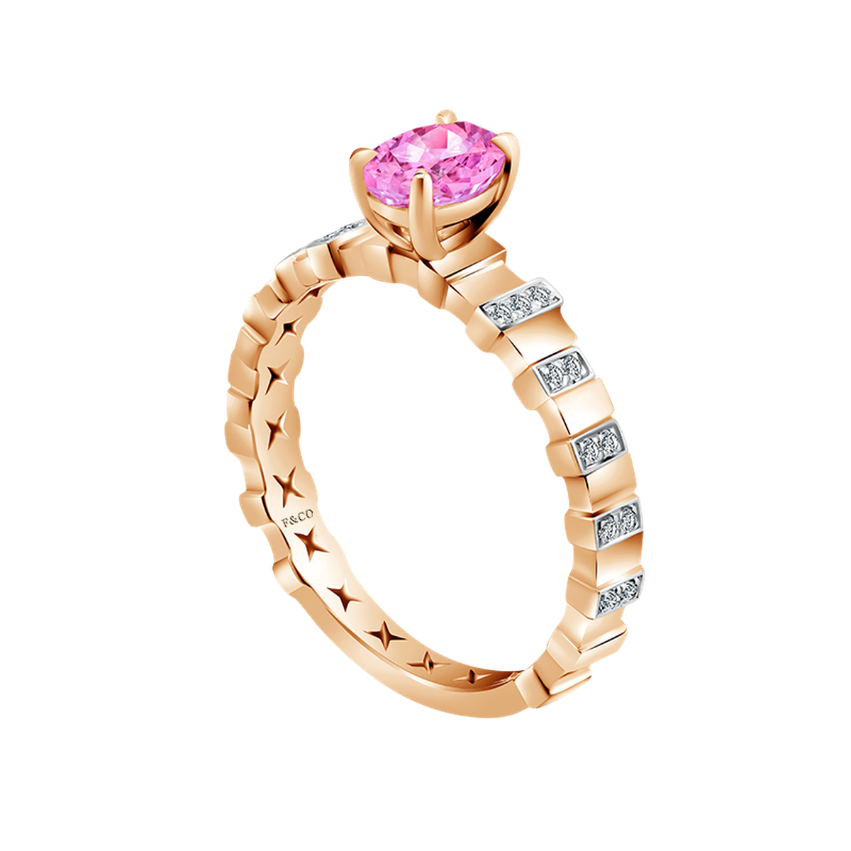 Frank & co. X Monica Ivena Love Poetry Amorem Promise Ring - Frank