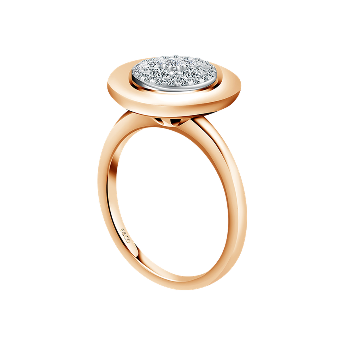 Frank & co. See The Light Bold Light Glow Ladies Ring
