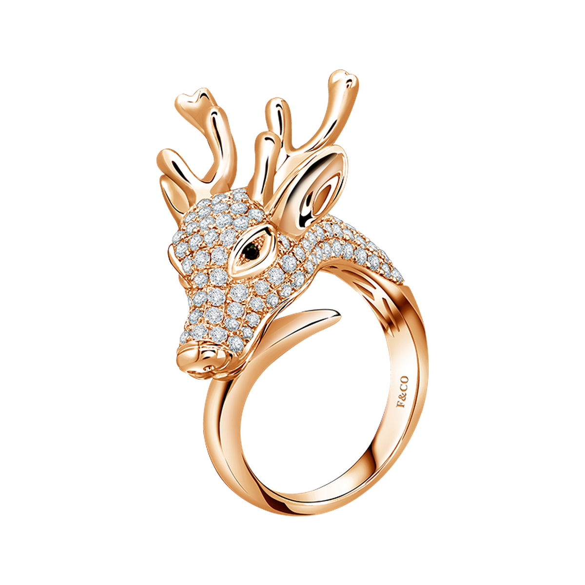Frank & co. Frank Deer Roe Ladies Ring - Frank & co. Jewellery